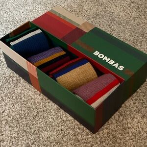 Bombas Men's Merino Wool Blend Calf Sock 4-Pack - LG